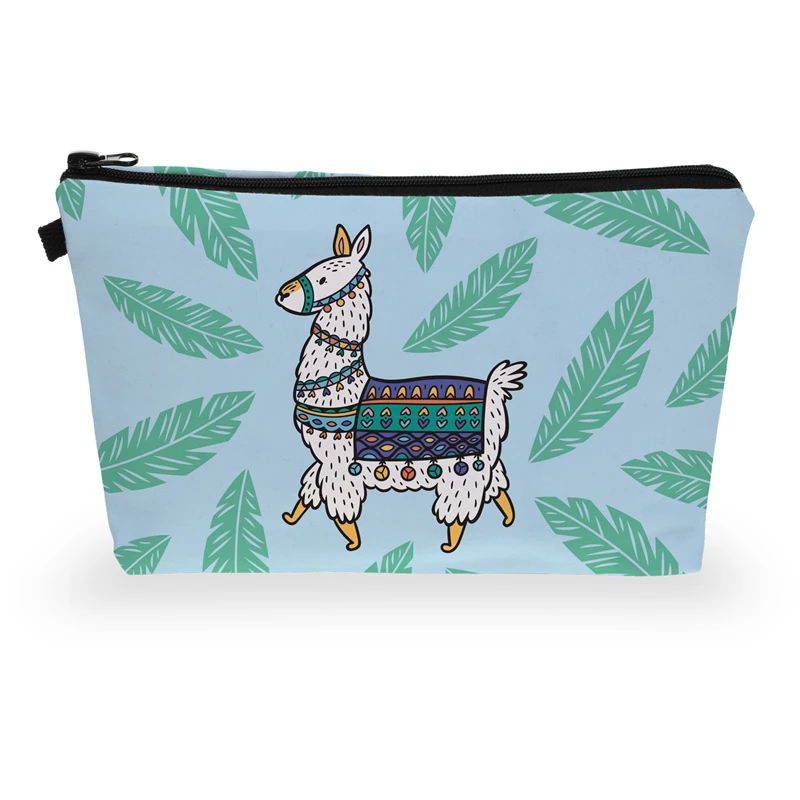 PURDORED 1 шт. мультяшная косметичка Альпака Милая женская косметичка для макияжа сумка-Органайзер для путешествий несессер косметичка несессер Прямая поставка
