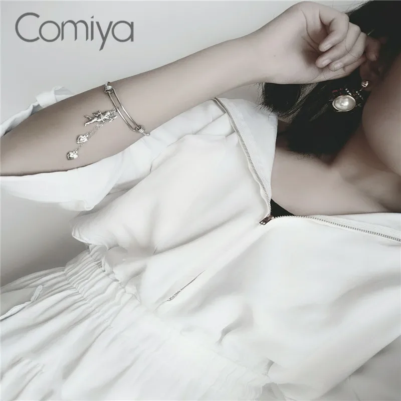 Comiya себе аксессуар браслеты для женщин Фея длинный кулон Brincos Femme Pendientes жесткий