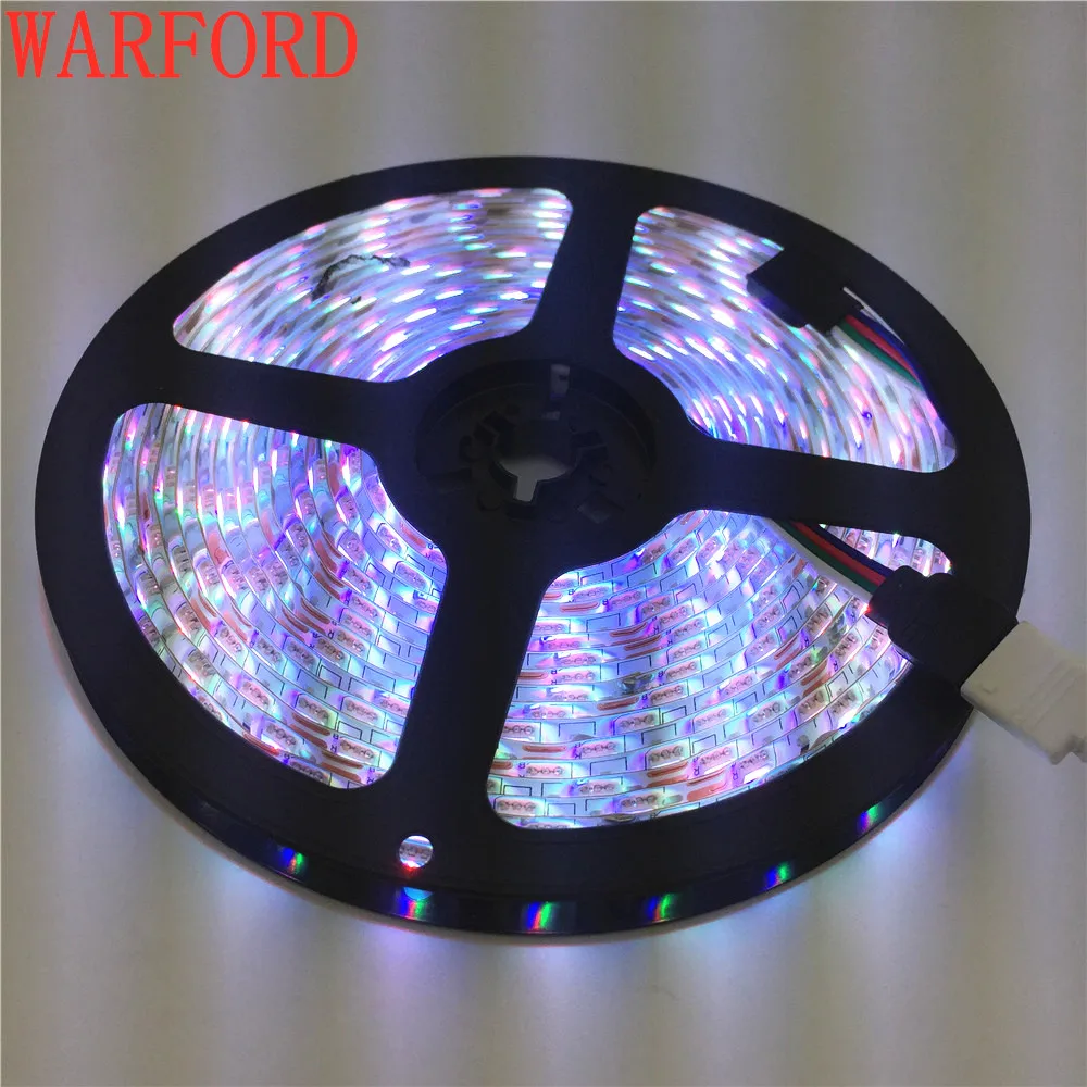 DC12V 5 м/рулон 5050 60 светодио дный s/M гибкий света RGB Светодиодные ленты строка лента