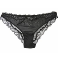 bogeda silk underwear women lace beriefs seamless sexy underwear lingerie beige white black lace briefs free shipping