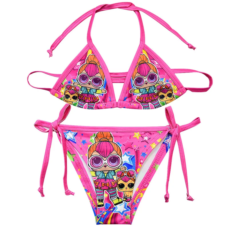2019 купальник бикини для девочек Детские купальники Infantil комплект Купальник