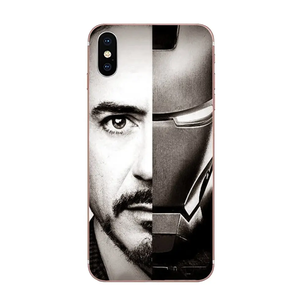 Luxury Cell Phone Case Iron Man Robert Downey Jr Tony Super Men For Xiaomi Redmi Mi Note 7 8 9 SE Pro Lite Go Play | Мобильные