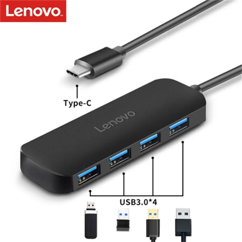 USB концентратор Lenovo 3 Ethernet RJ45 с портом type c на usb порта гигабитный LAN адаптер для