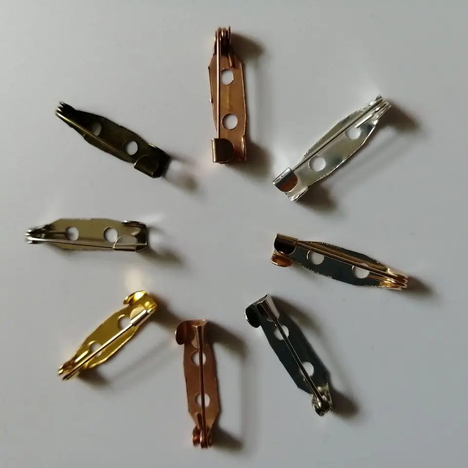 30 шт. фурнитура для изготовления ювелирных изделий никелевая/Серебристая брошь