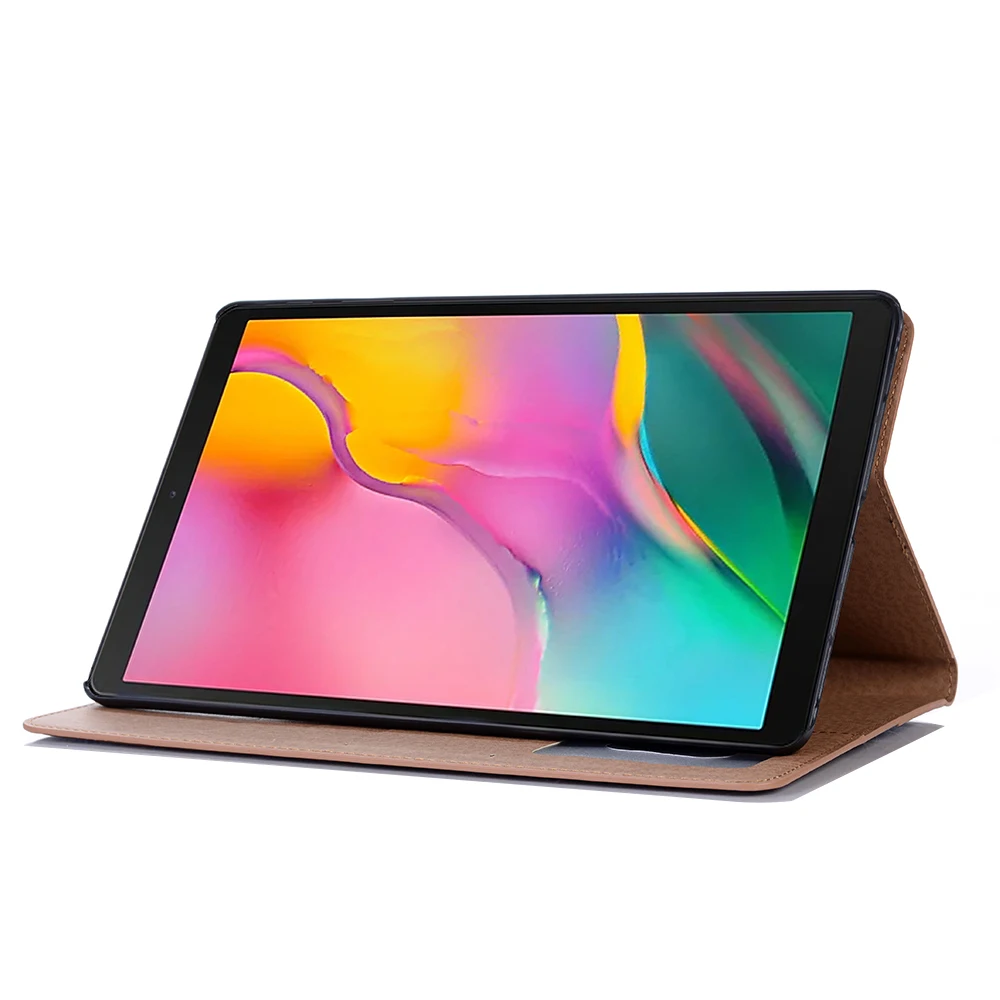 Кожаный чехол для Samsung Galaxy Tab A A6 10 1 2016 2019 SM T580 T585 T510 T515 роскошный откидной Чехол|case