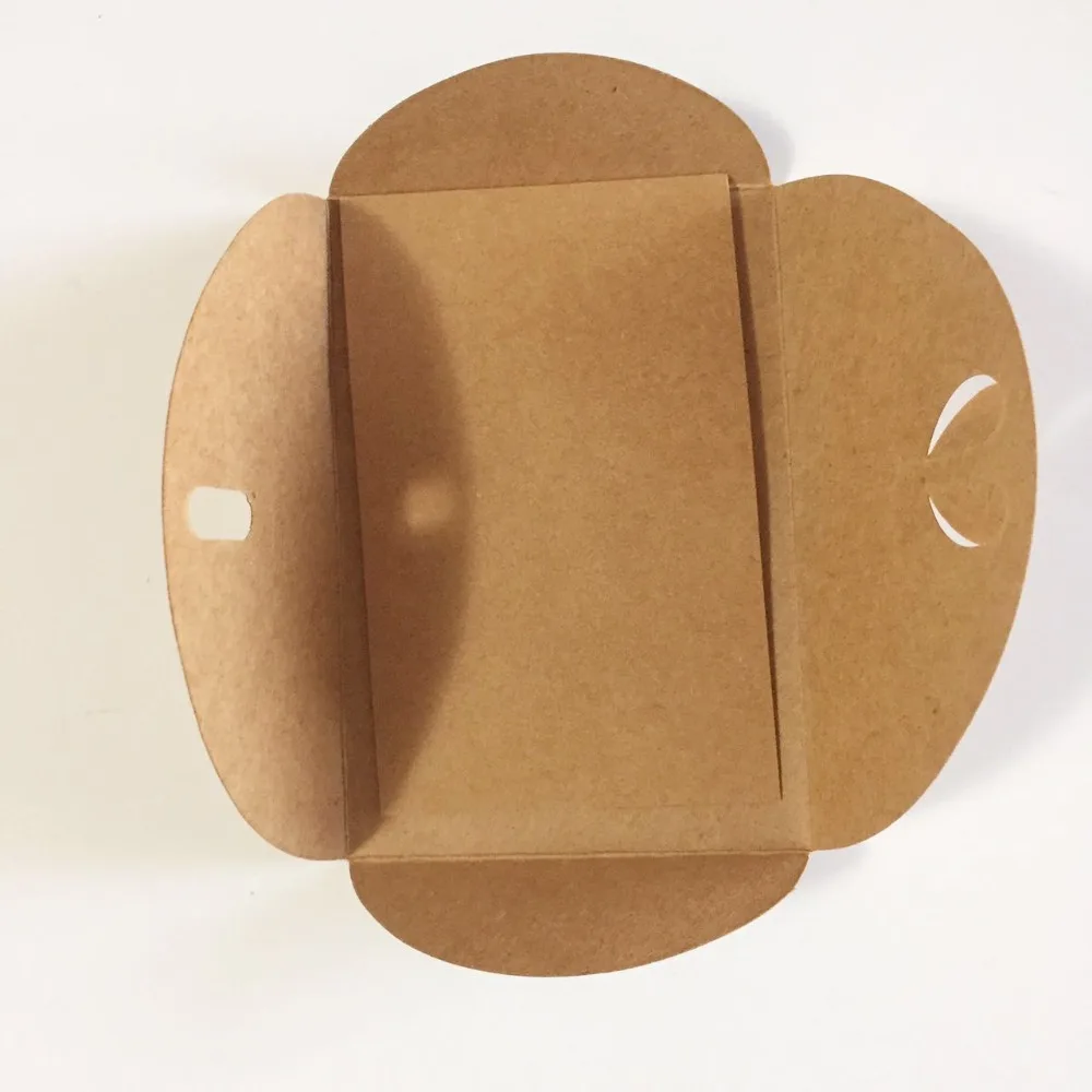 10 шт DIY крафт-бумага ручной работы сухой цветок Пригласительные открытки с