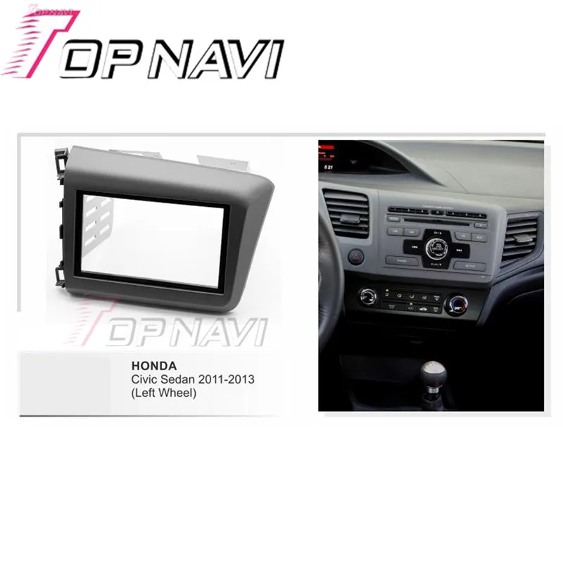 Topnavi TN-HO 009 Quality Radio Fascia CD Trim Installation Kit for HONDA CIVIC (LHD) 2012 Stereo Dash | Автомобили и мотоциклы