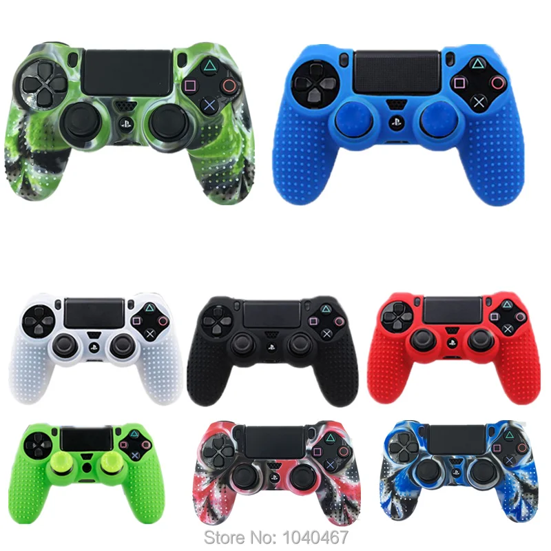 1 шт против скольжения силиконовая крышка кожи для sony Play Station Dualshock 4 PS4 Pro Slim контроллер беспроводной игровые аксессуары