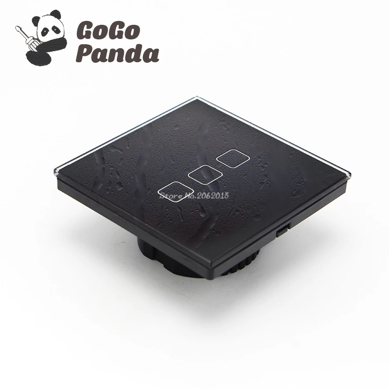 GOGOPANDA Британский стандарт 1 банда 2 способ управления сенсорный переключатель