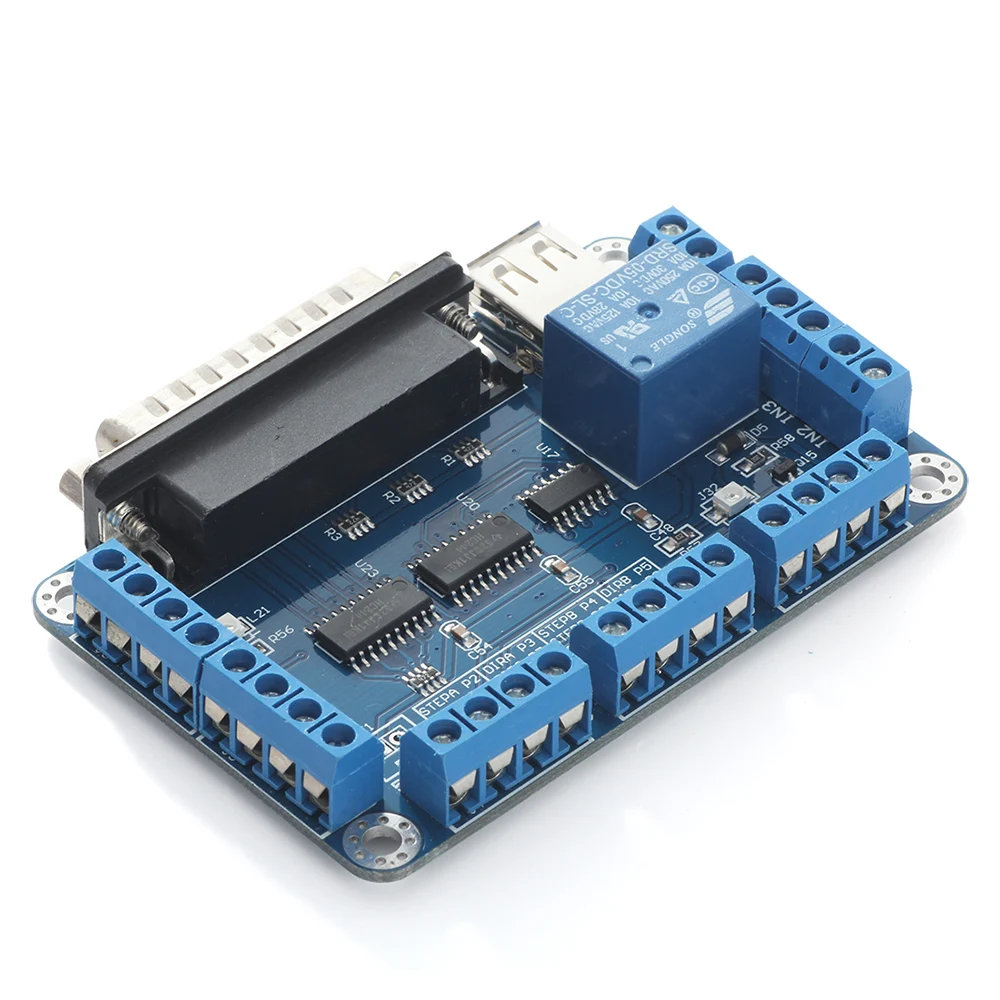 Usb cnc контроллер mach3 usb breakout доска для гравировального станка|breakout board|cnc boardusb board |