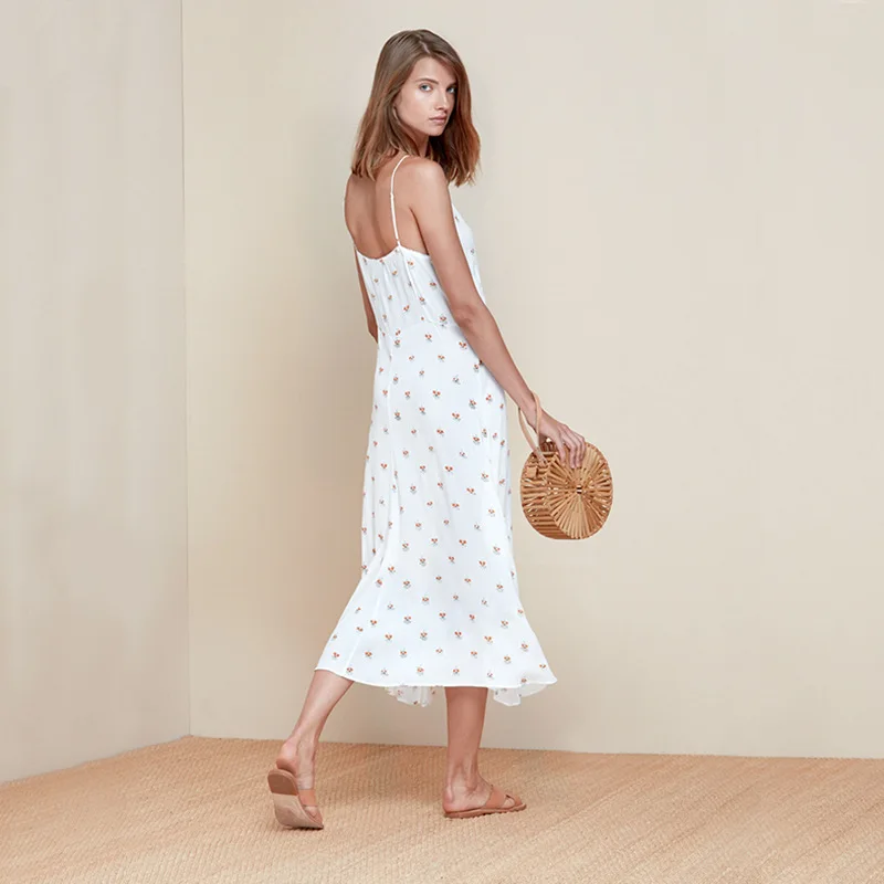 2019 Летнее белое платье Женское Vestidos до середины икры пляжное длинное винтажное