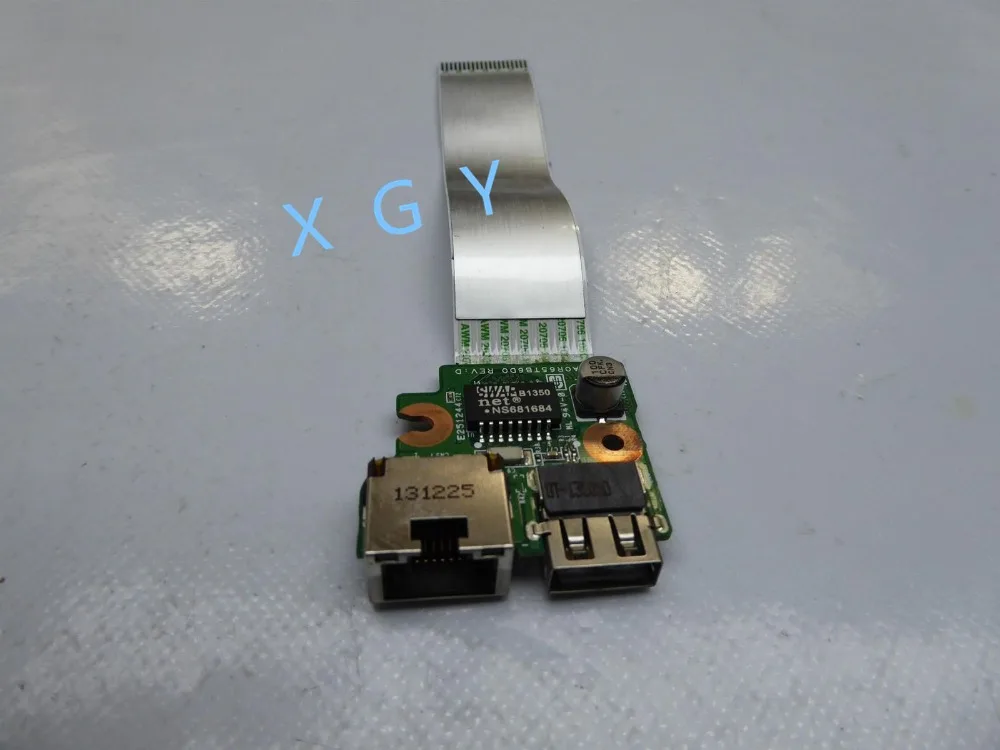 

original laptop USB board and network board with cable for HP 15-E E063TX E064TX E065TX TPN-Q118 DA0R65TB6D0