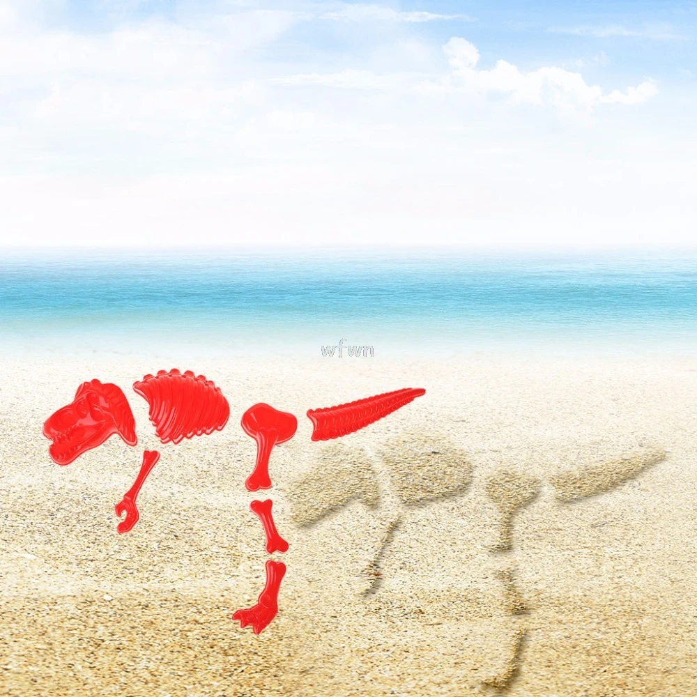 Funny Dinosaur Skeleton Bone Sand Mold Beach Toys For Baby Children Kids Summer dropship | Игрушки и хобби