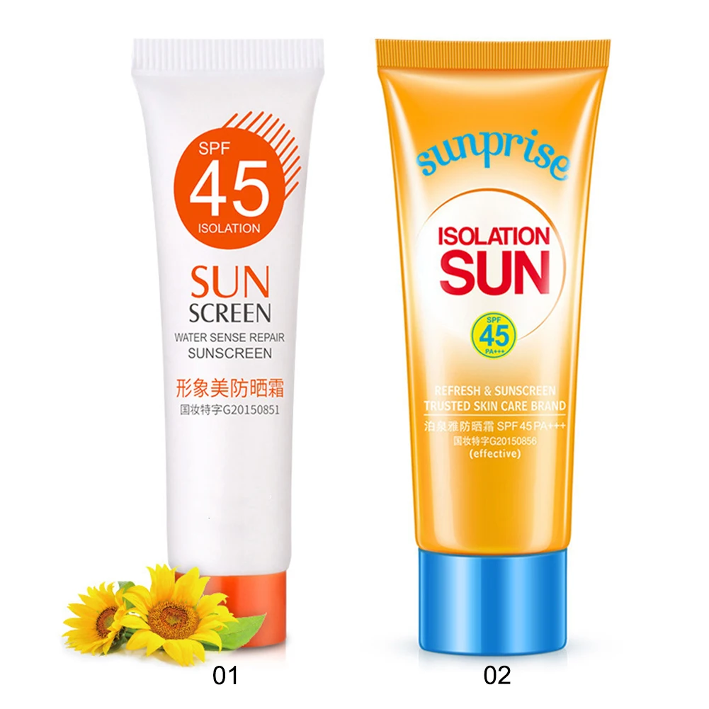 Солнцезащитные кремы для лица SPF 45 Солнцезащитный УФ консилер контроля жирности