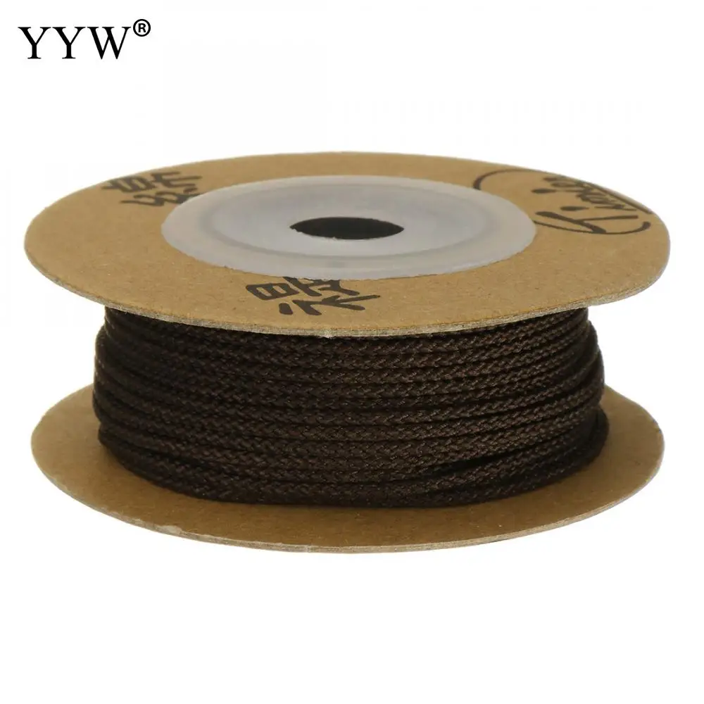 

13m/String 2mm Thread Cord Rope Beads Line String Braided Diy Bracelet Findings Component For Jewelry Making Necklace Nylon Cord
