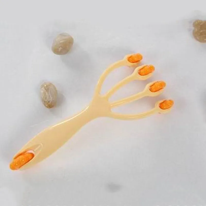 Mini Neck back roller massager face Four claw type body massager roller foot hand body neck head Massage& Relaxation Tool