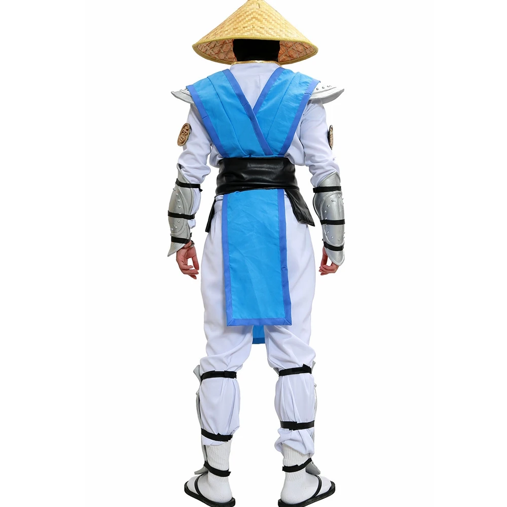 Coslive Горячая игра Райден костюм Mortal Kombat X Raiden Косплей наряд с полным набором Броня