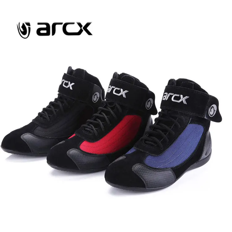 ARCX/мотоботы мотоциклетные ботинки для верховой езды из натуральной коровьей