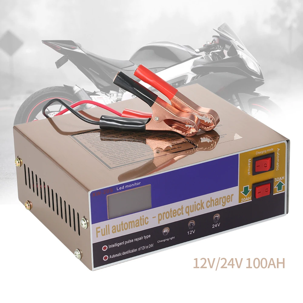 12V/24V интеллигентая (ый) автоматический светодиодный Зарядное устройство ремонт