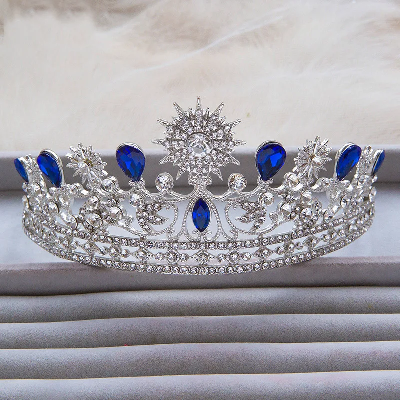 Nova flor Sparkling de cristal austriaco Tiara casamento ручная работа prateado folha pente cabelo noiva joias acessorios|flor