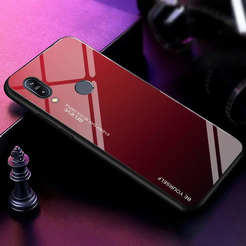 05 Градиентный чехол из закаленного стекла для Asus Zenfone Max(M2) ZB633KL для Asus Zenfone Max Pro(M2) ZB631KL Max Pro(M1) ZB601KL ZB602K - Цвет: 05