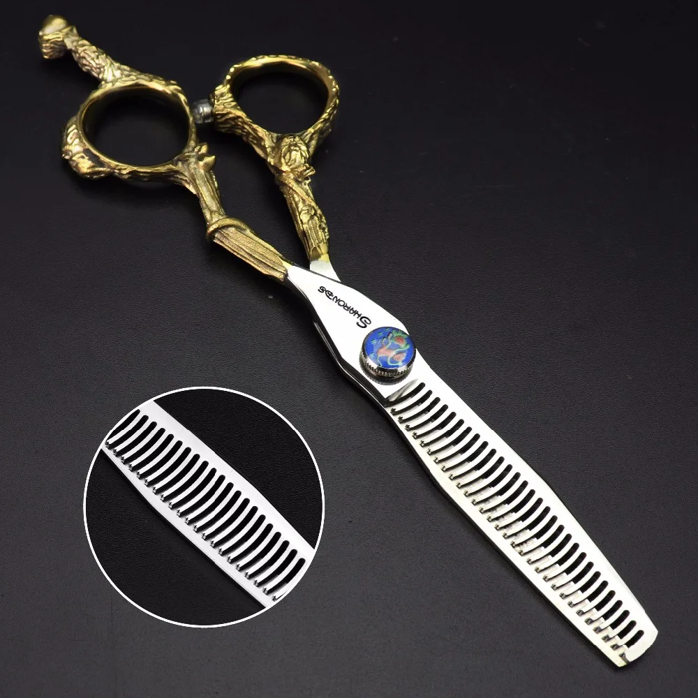 

Professional Hair Scissors Hairdresser's Scissors 6 Inch Cut Thinning Scissors Japan 440c Barbershop Scissors