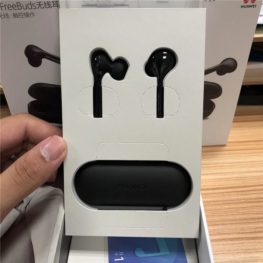 Новые оригинальные HUAWEI FreeBuds беспроводные Bluetooth наушники с микрофоном Музыка SportFashion сенсорная гарнитура Handfree динамический+ баланс