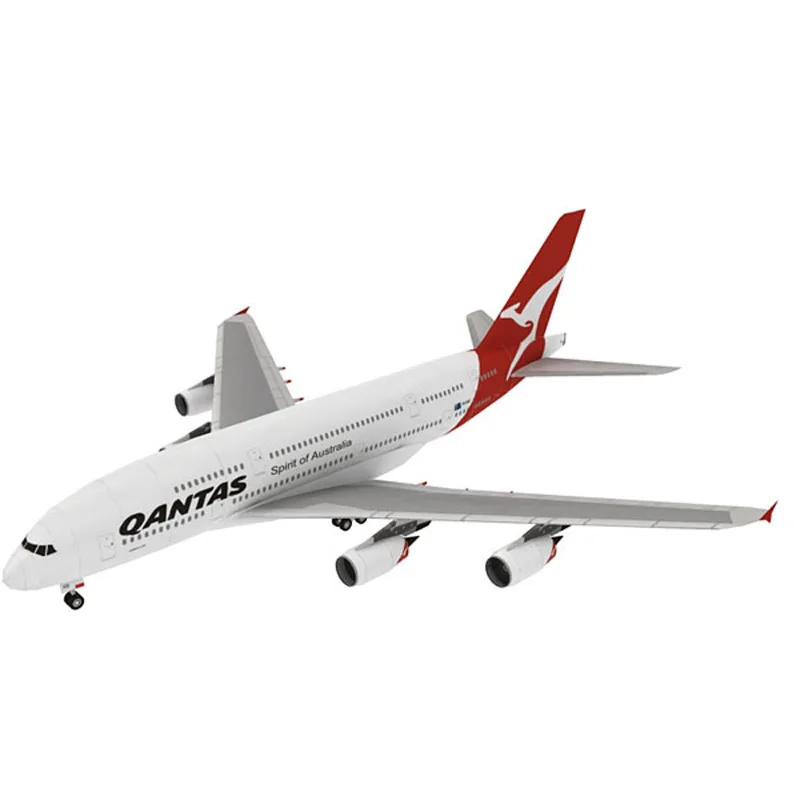 1:300 Airbus A380 3D бумажная модель картонный дом для детей бумажные игрушки пассажиры