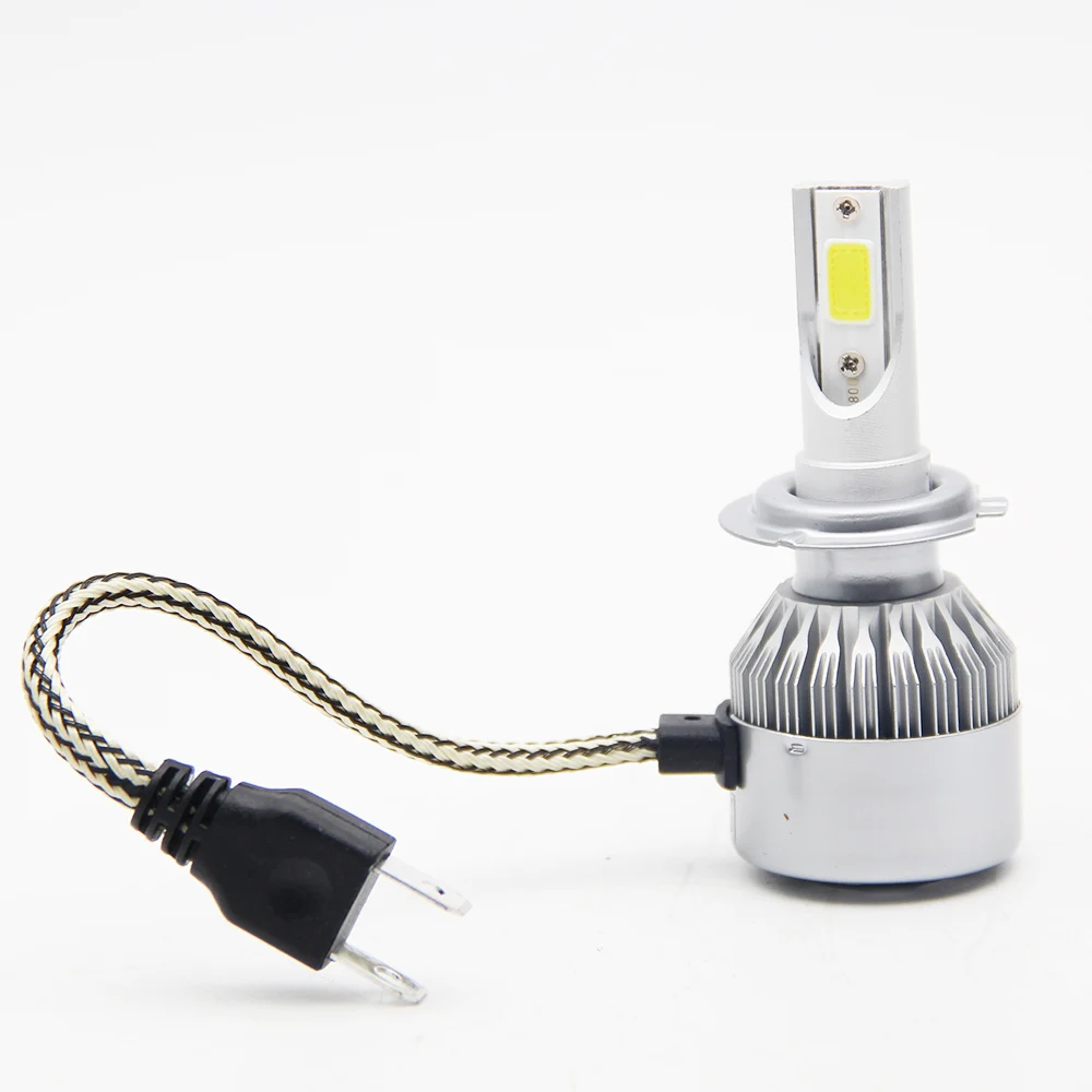 Colight LED H7 Фары для автомобиля обломок СИД лампочки 36 Вт 7600lm 6000 К авто фары 12 В 24