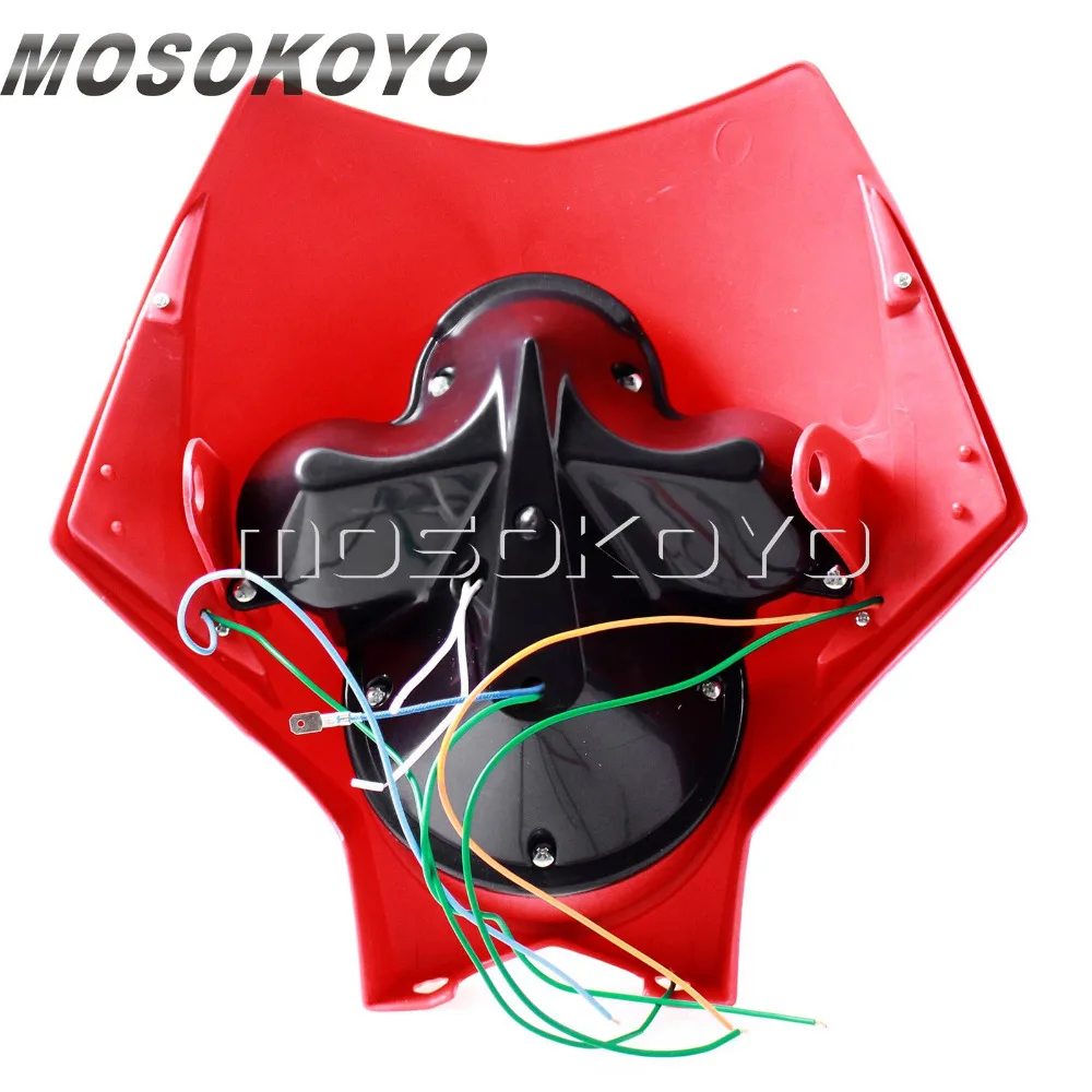 Красный Мотоцикл MX Enduro X2 светильник фара светодиодный индикатор для GasGas EC300 HONDA