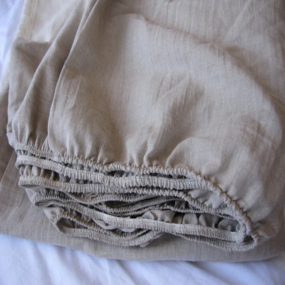 Оксфордский Комплект постельного белья из чистого льна Королевский льняной