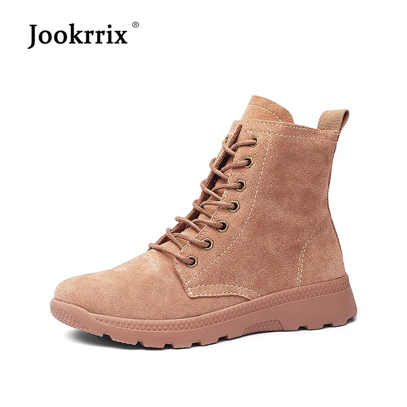 Jookrrix осень британский стиль модные брендовые ботильоны с перекрестной шнуровкой