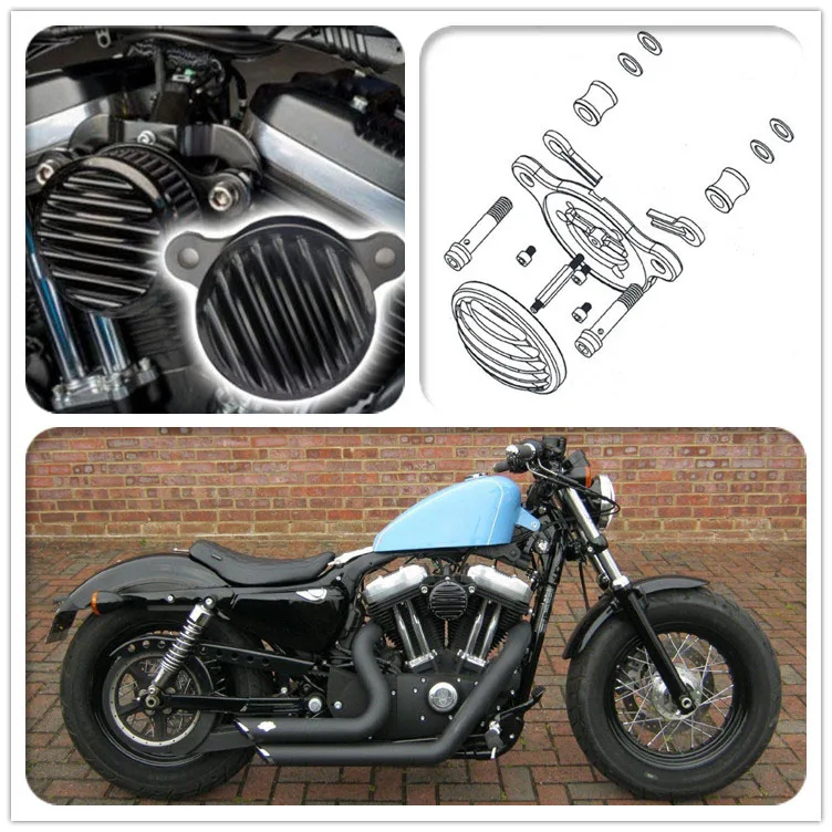 Воздушный фильтр для мотоцикла с ЧПУ сменный элемент Очиститель Harley Sportster XL 883 1200