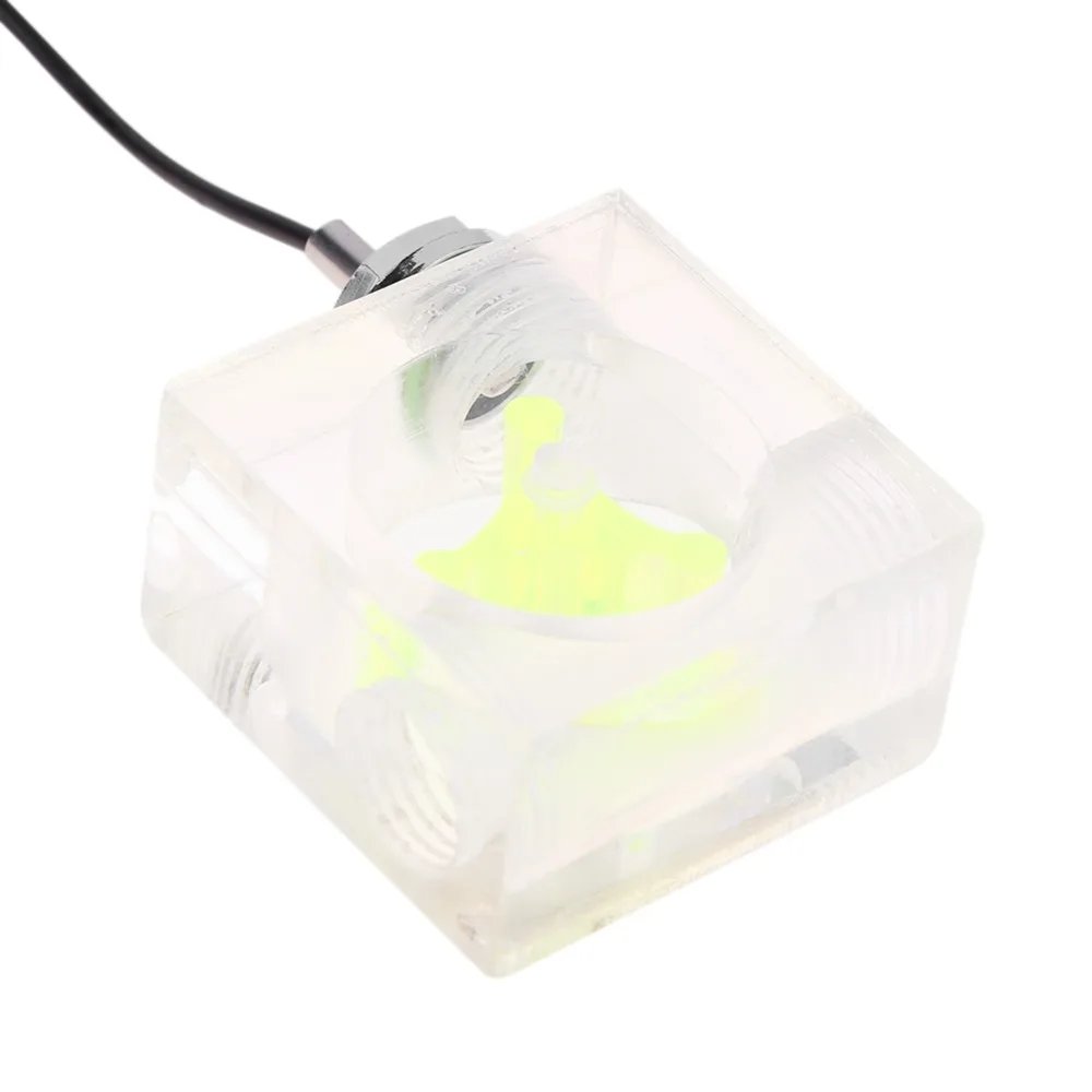 Цифровой термометр G1/4 с LED подсветкой 3-ходовой расходомер для охлаждения