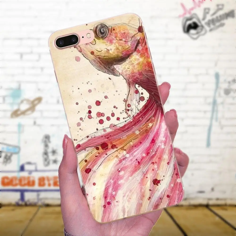 Специально для Apple iPhone X XS Max XR 4 5 5C 6 6S 7 8 Plus акварельная живопись оленем тигром