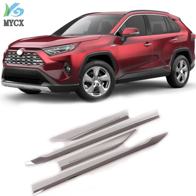 ABS хромированный корпус двери молдинг подходит для Toyota RAV4 RAV 4 2019 2020 автомобильные