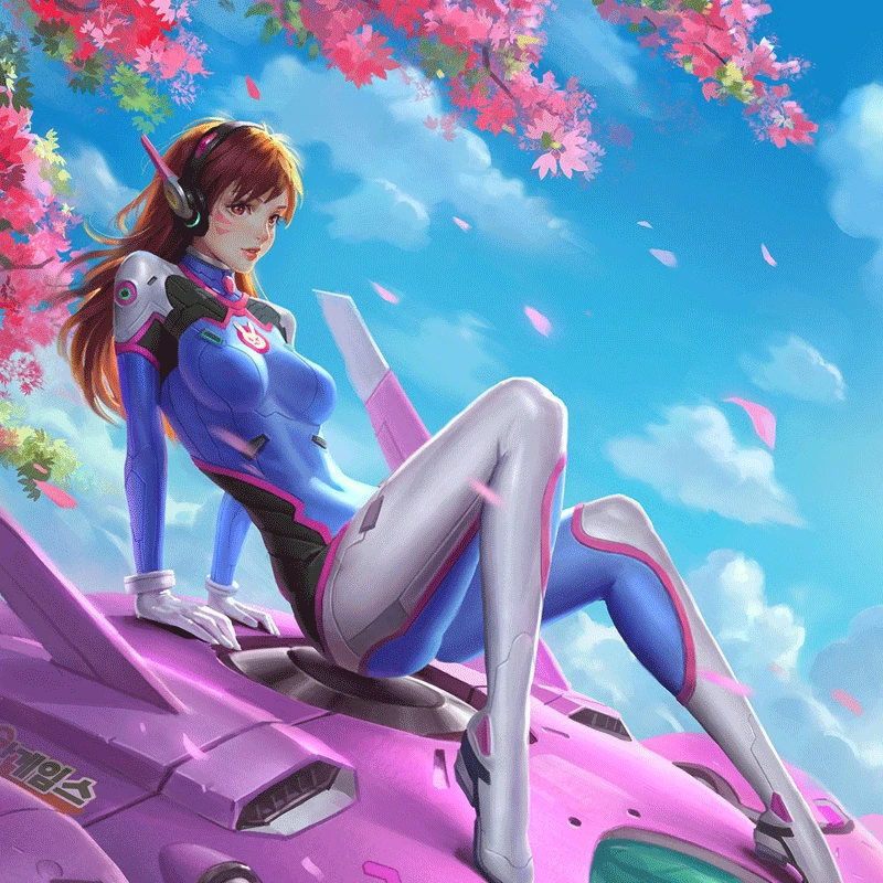 Watcher Косплей Костюм DVA комбинезон для косплея колготки женщин Хэллоуин