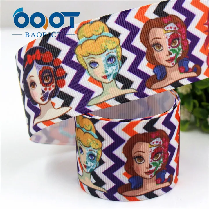 G-18728-684 OOOT BAORJCT G-18728-676, 38 мм 10 ярдов мультфильм Ленты Термотрансферная печать grosgrain Свадебный Материал "сделай сам" - Цвет: G-18728-684