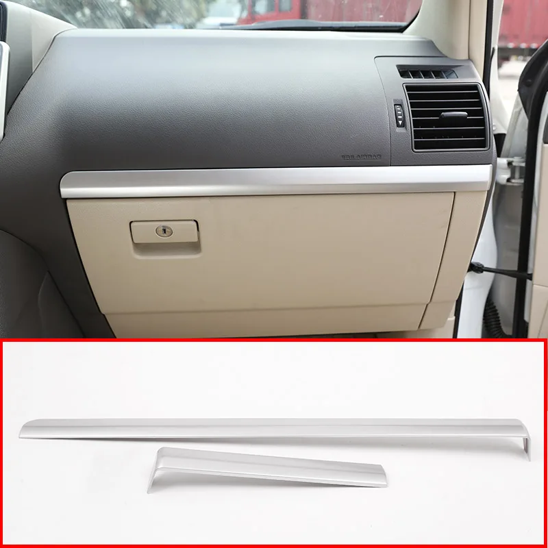 

Для Toyota Land Cruiser Prado FJ150 150 2010-2018 автомобильные аксессуары ABS внутренняя пассажирская боковая Декоративная полоса отделка для LHD