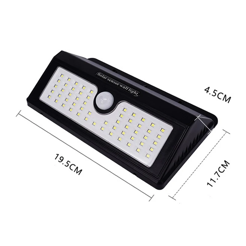 

Solar Lights Led Sun Powered Outdoor Solar Lamp Triangle Waterproof IP65 Body Induction For Lampara Solar christmas decoration