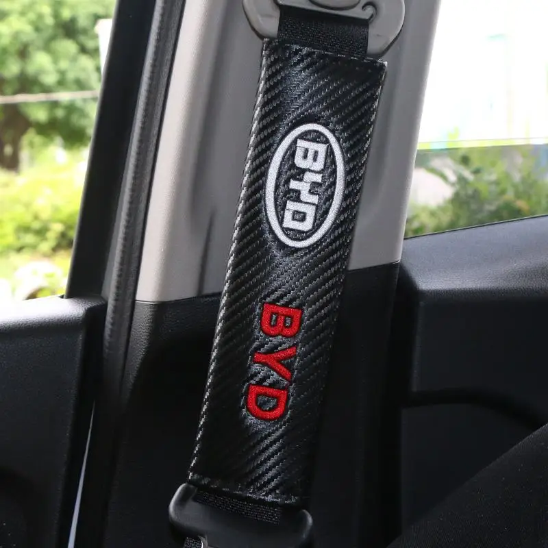 Автомобильный Стильный чехол из углеродного волокна с эмблемами для BYD F3 F0 S6 S7 E5 E6