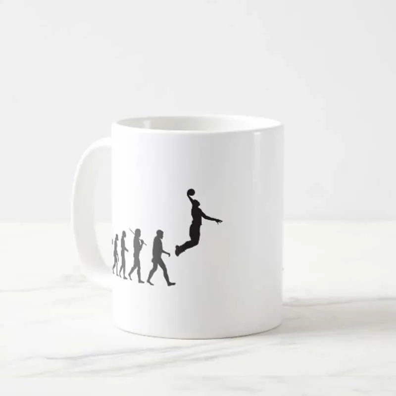 Evolution - Basketball Jump Coffee MugChildren чайная чашка милые забавные кружки чашки для девушки