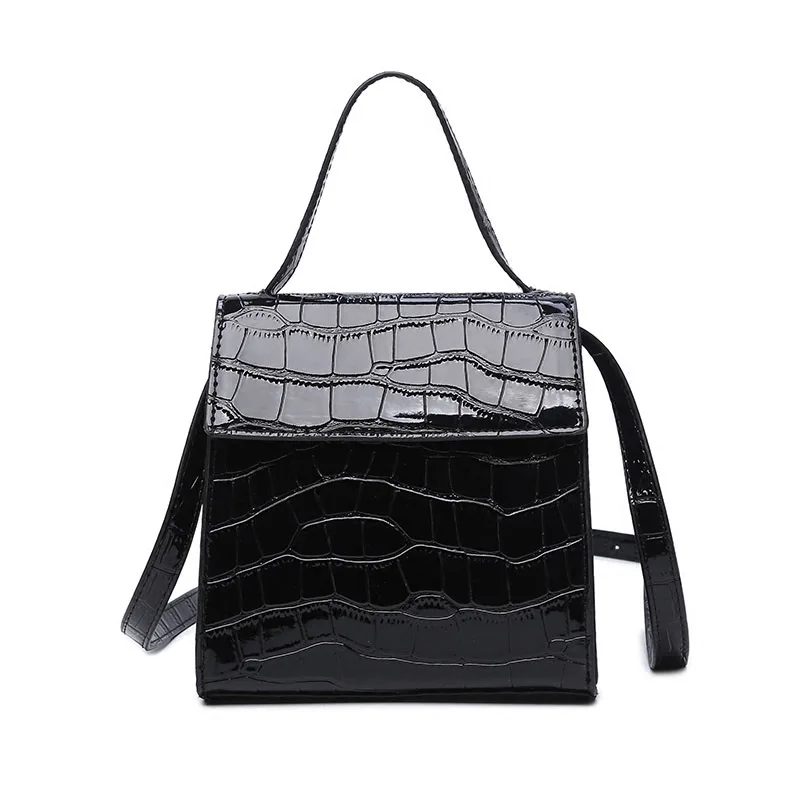 

Женские сумки-мессенджеры с крокодиловым узором в стиле ретро, маленькая модная сумка с клапаном, 2019