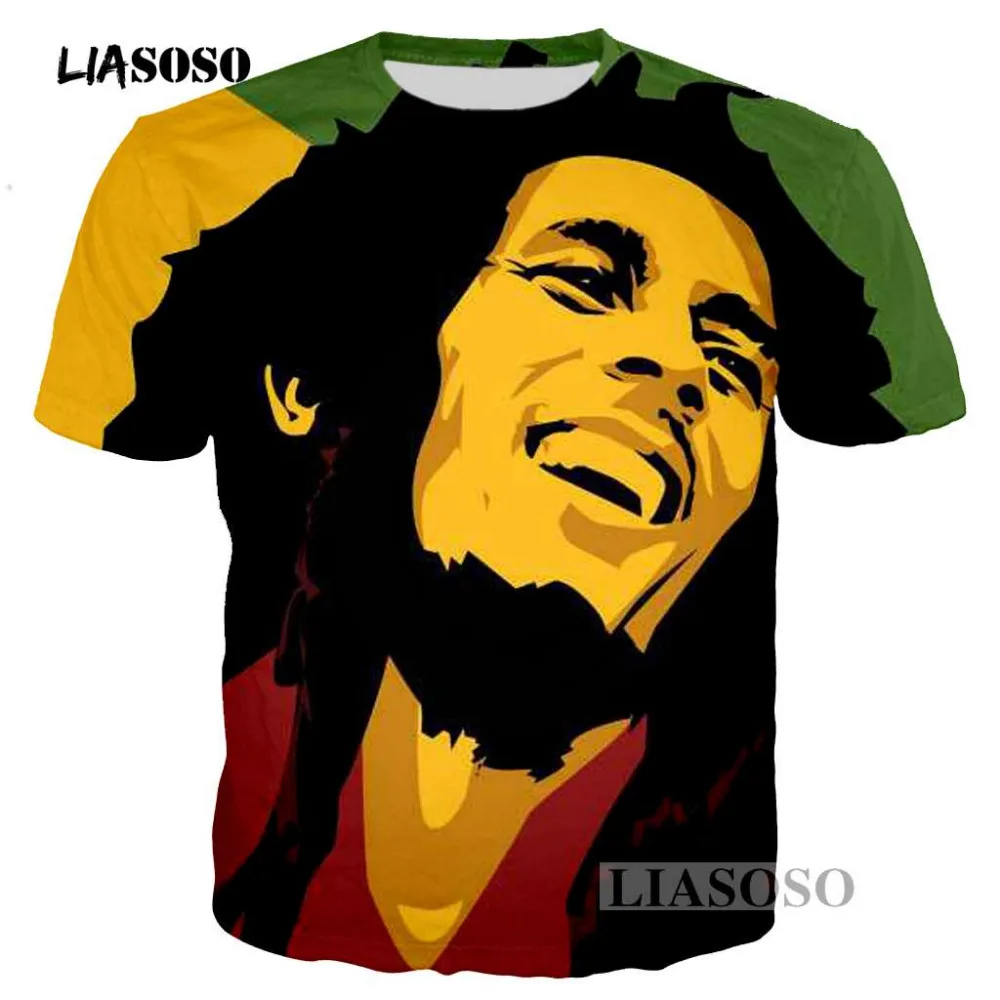 Мужская и Женская Повседневная футболка с круглым вырезом LIASOSO в стиле хип хоп 3d