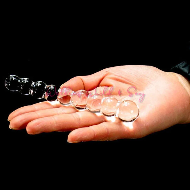 Маленькие стеклянные анальные бусины анальная пробка с 9 бусинами искусственная