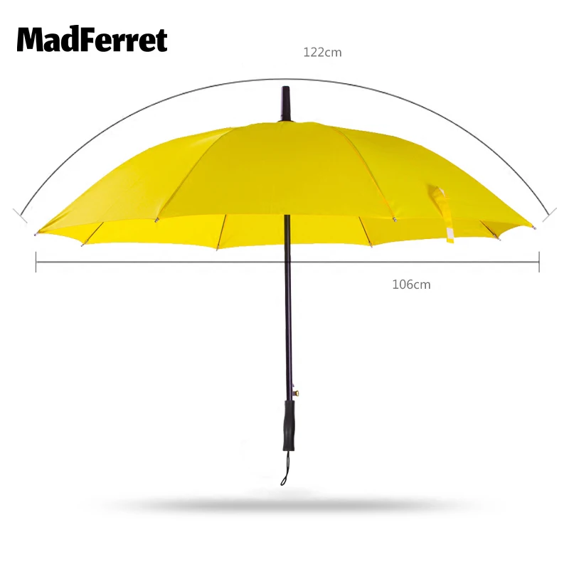 Качество желтый зонтик дождь женщины Parapluie Femme мужчины ветрозащитный Paraguas