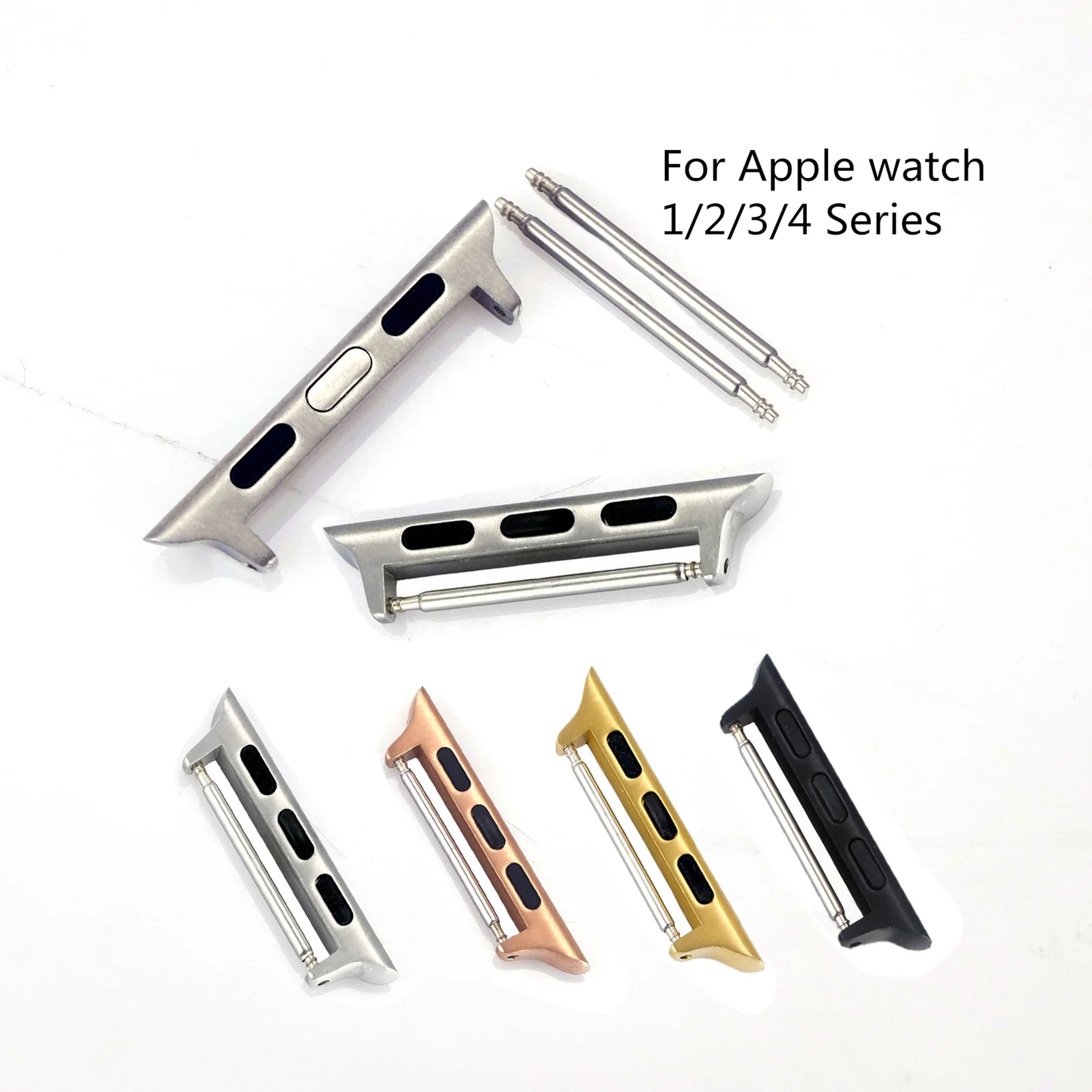 38 мм 40 42 Соединительный адаптер для Apple Watch band iwatch series 1 2 3 4 застежка из нержавеющей