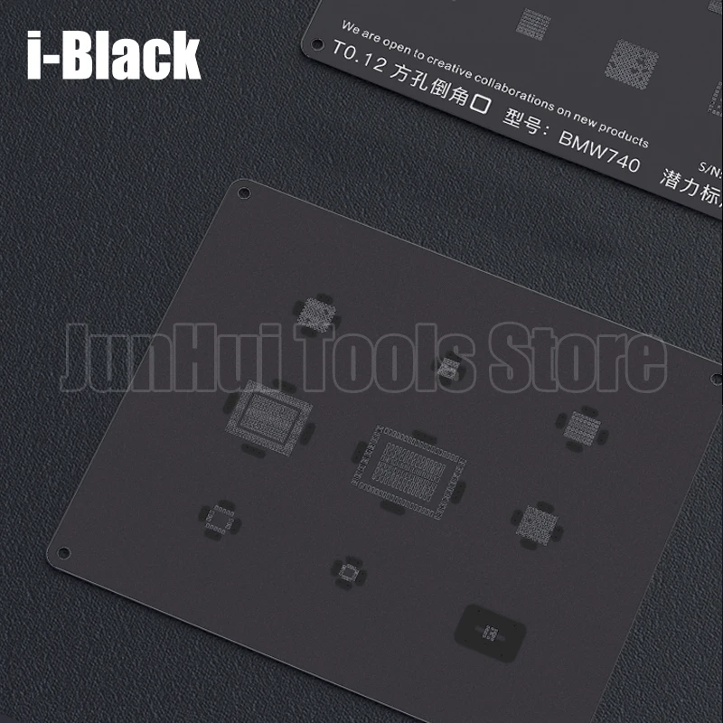 QIANLI 3D черная стальная сетка для iphone 8p 8 7p 7 6sp 6p 6s 6 5S 5 универсальная