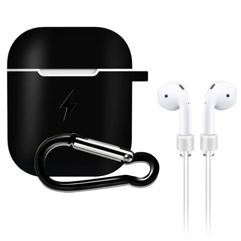 1 комплект, беспроводной чехол для зарядки Airpods QI, Стандартный беспроводной зарядный приемник, совместимый с беспроводным зарядным устройством, новинка