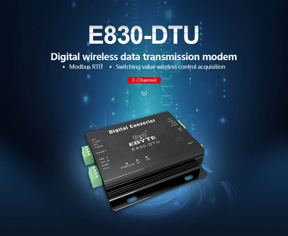 433 МГц переключатель значение приобретения TCXO длинный диапазон cdebyte E830-DTU(2R2-433L) беспроводной трансивер
